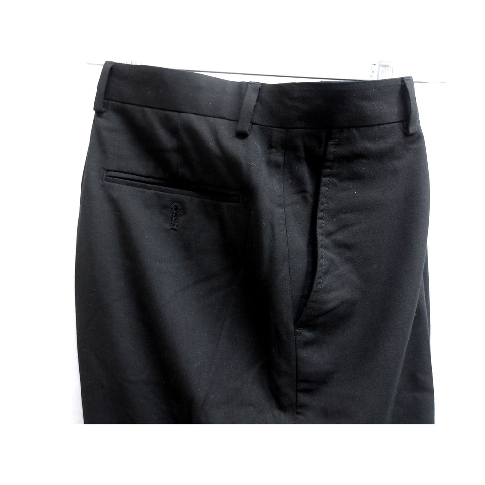 Jos A Bank Mens Black Dress Pants Size 34x30 Flat Front Tailored Fit‎ /#26143 - Picture 3 of 6